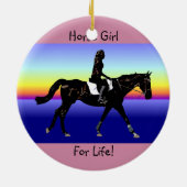 Pferdchen fürs Leben! Keramikornament (Hinten)