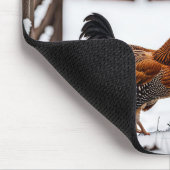 Pferdchen im Schnee Mousepad (Ecke)