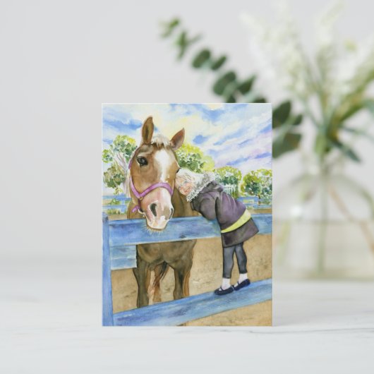 Pferdchen jederzeit Karte (Stehend Vorderseite)
