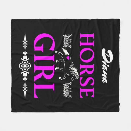 Pferdchen mit dem Namen Fleece Blanket (Vorderseite (Horizontal))