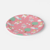 Pferdchen Pappteller (Schrägansicht)