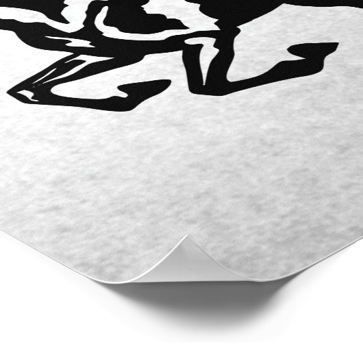 Pferdchen, Pferdeposter Poster (Ecke)