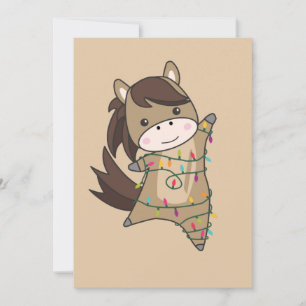 Pferdchen Pony Weihnachten Schnee Winter Tiere Pfe