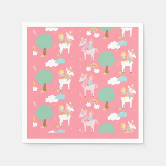 Pferdchen Serviette (Vorderseite)