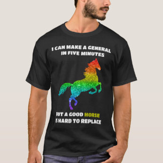 Pferde Abraham Lincoln HORSE Regenbogen 561 Pony T-Shirt