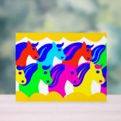 PFERDE ACRYLSCHILD (Neutral)