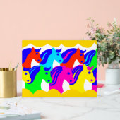 PFERDE ACRYLSCHILD (Hochzeit)