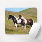 Pferde am Hang Mousepad (Mit Mouse)