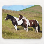 Pferde am Hang Mousepad (Vorne)