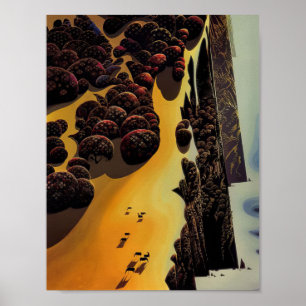 Pferde am Meer - 1981; Vereinigte Staaten Eyvind Poster