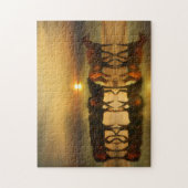 Pferde am Strand Puzzle (Vertikal)