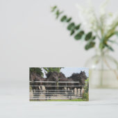 Pferde am Zaun Visitenkarte (Stehend Vorderseite)