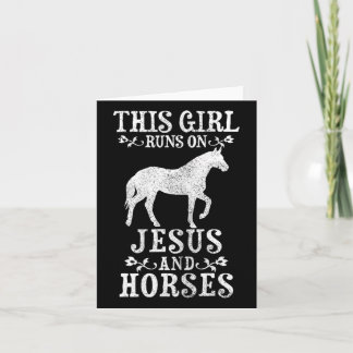 Pferde & Amp; Geschenk für Pferde und Pferde Chris Karte