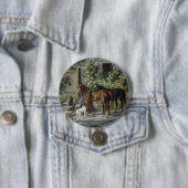 Pferde an der Porch (von Albrecht Adam) Button (Beispiel)
