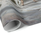 Pferde an der Porch (von Albrecht Adam) Geschenkpapier (Rolleneckpunkt)