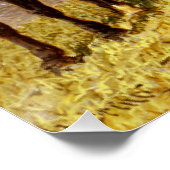 Pferde an einem Fluss um 1800 Poster (Ecke)