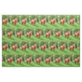 Pferde auf dem Land Stoff (Fat Quarter (45,7 x 55,9 cm))