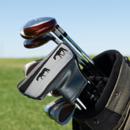 Pferde auf dem Schnee pccn Golf Head Cover Headcover