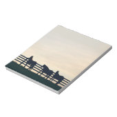 Pferde auf dem Weideland Notizblock (Rotiert)