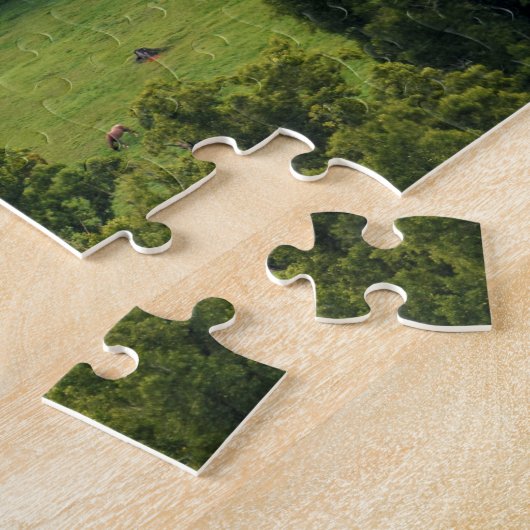 Pferde auf den Blue Ridge Mountains Puzzle (Seite)