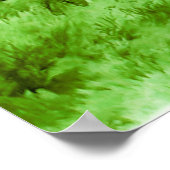 PFERDE AUF DER WEIDE Antikes Hellgrün Poster (Ecke)