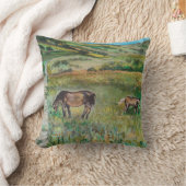 Pferde auf der Wiese Kissen (Decke)