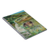 Pferde auf der Wiese Notizblock (Rechte Seite)