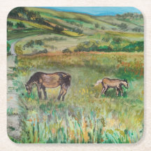 Pferde auf der Wiese