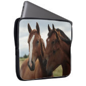 Pferde auf Neopren-Laptop-Hülse 15 Zoll Laptopschutzhülle (Vorne Rechts)