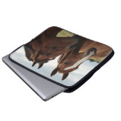 Pferde auf Neopren-Laptop-Hülse 15 Zoll Laptopschutzhülle (Vorne Knopf)