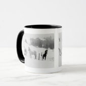 Pferde auf Ranch Tasse (Vorderseite Links)