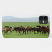 Pferde auf Weide - Landschaftsfotografie Case-Mate iPhone Hülle (Rückseite (Horizontal))