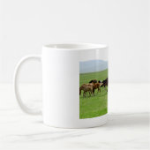 Pferde auf Weide - Landschaftsfotografie Kaffeetasse (Links)