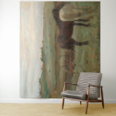 Pferde auf Wiese, Ölgemälde, Edgar Degas Wandteppich (Beispiel)