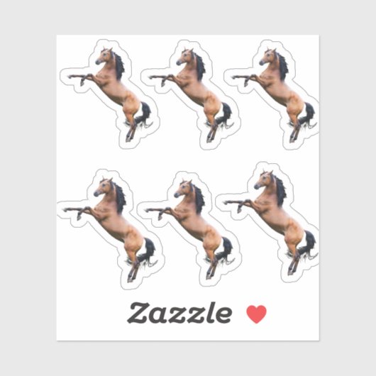 Pferde Aufkleber (Blatt)