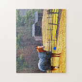 Pferde aus New Hampshire. Puzzle (Vertikal)