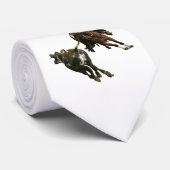 Pferde - Ausschnitt-Pferd Krawatte (Gerollt)