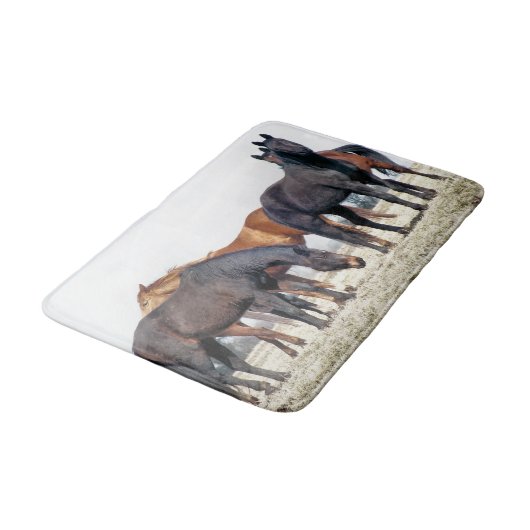 PFERDE BADEMATTE (Schrägansicht)