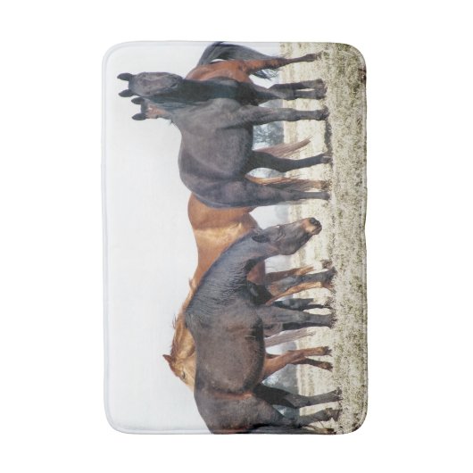 PFERDE BADEMATTE (Vorderseite Vertikal)