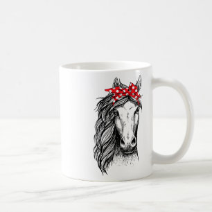 Pferde Bandana Niedlich für Pferde Reitausflug Kaffeetasse