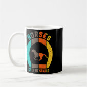 Pferde Behalt Me Stable - Pferdereiten Kaffeetasse (Links)