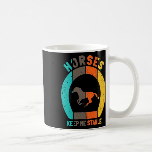 Pferde Behalt Me Stable - Pferdereiten Kaffeetasse (Rechts)