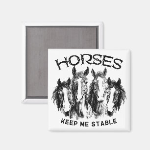 Pferde Behalten Stable - Pferde Tierliebhaber Magnet