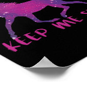 Pferde Behielt mich Stable Funny Horse Poster (Ecke)