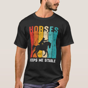 Pferde Behielt mir Pferderennfahrer T-Shirt