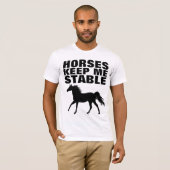 PFERDE BEHIELT MIR STABILE T - SHIRT (Vorne ganz)
