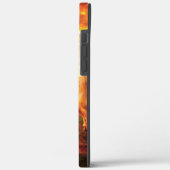 Pferde bei Sonnenuntergang Kissen Case-Mate iPhone Hülle (Rückseite / Links)