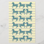 Pferde Briefpapier (Vorderseite)