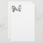 Pferde Briefpapier (Vorne/Hinten)
