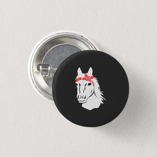 Pferde Button (Vorne & Hinten)